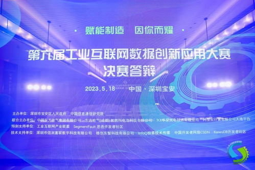 第六屆工業(yè)互聯(lián)網(wǎng)數(shù)據(jù)創(chuàng)新應(yīng)用決賽在深舉行 釋放工業(yè)數(shù)據(jù)價值，賦能產(chǎn)業(yè)數(shù)字升級
